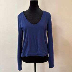 Boden Blue Long Sleeve Top